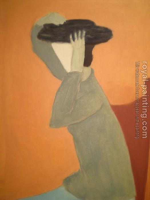 Milton Avery : Woman with a hat